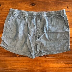 J.Crew Factory Chambray Linen Shorts - XXL